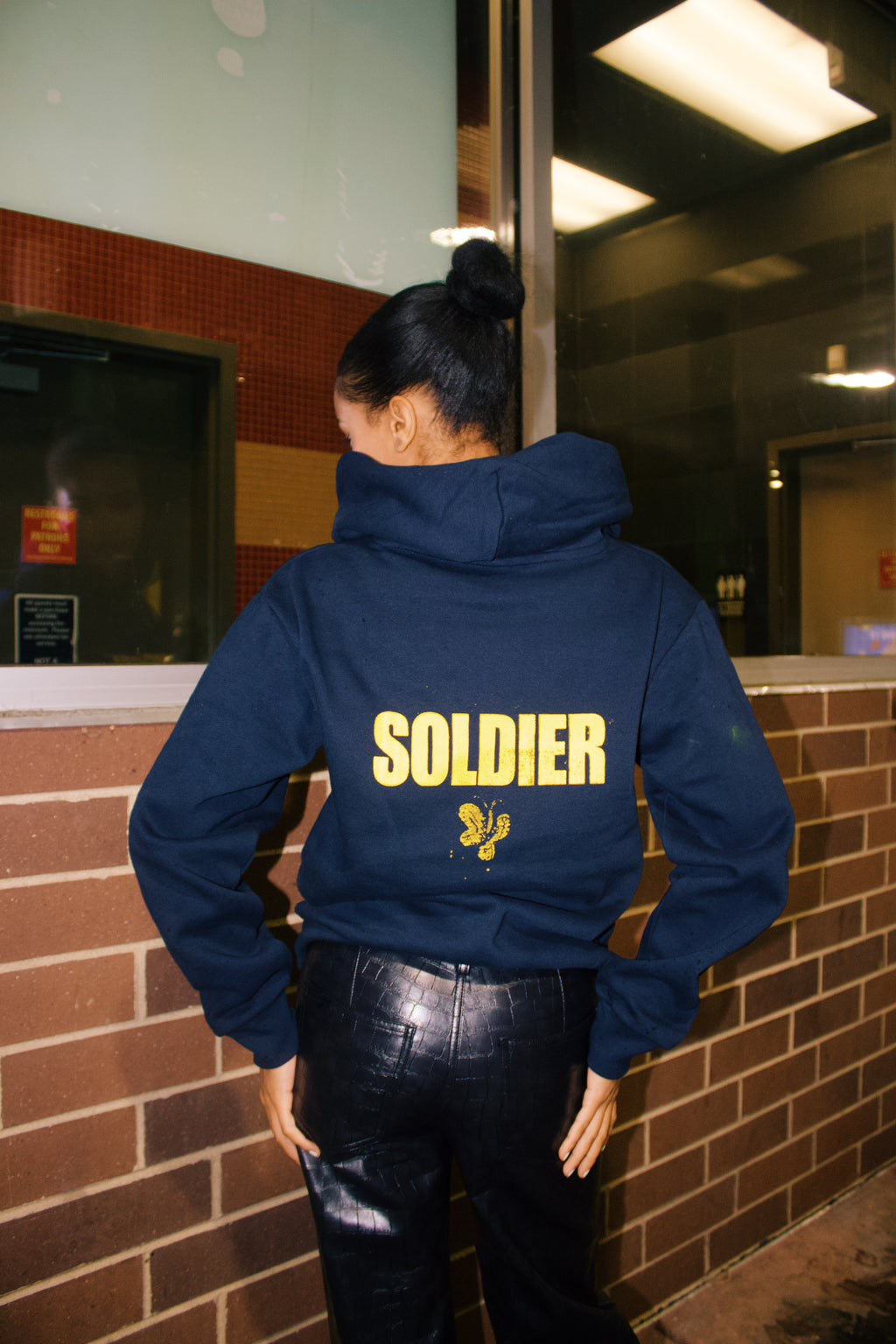 UPTOWN SOLDIER HOODIE (NAVY)