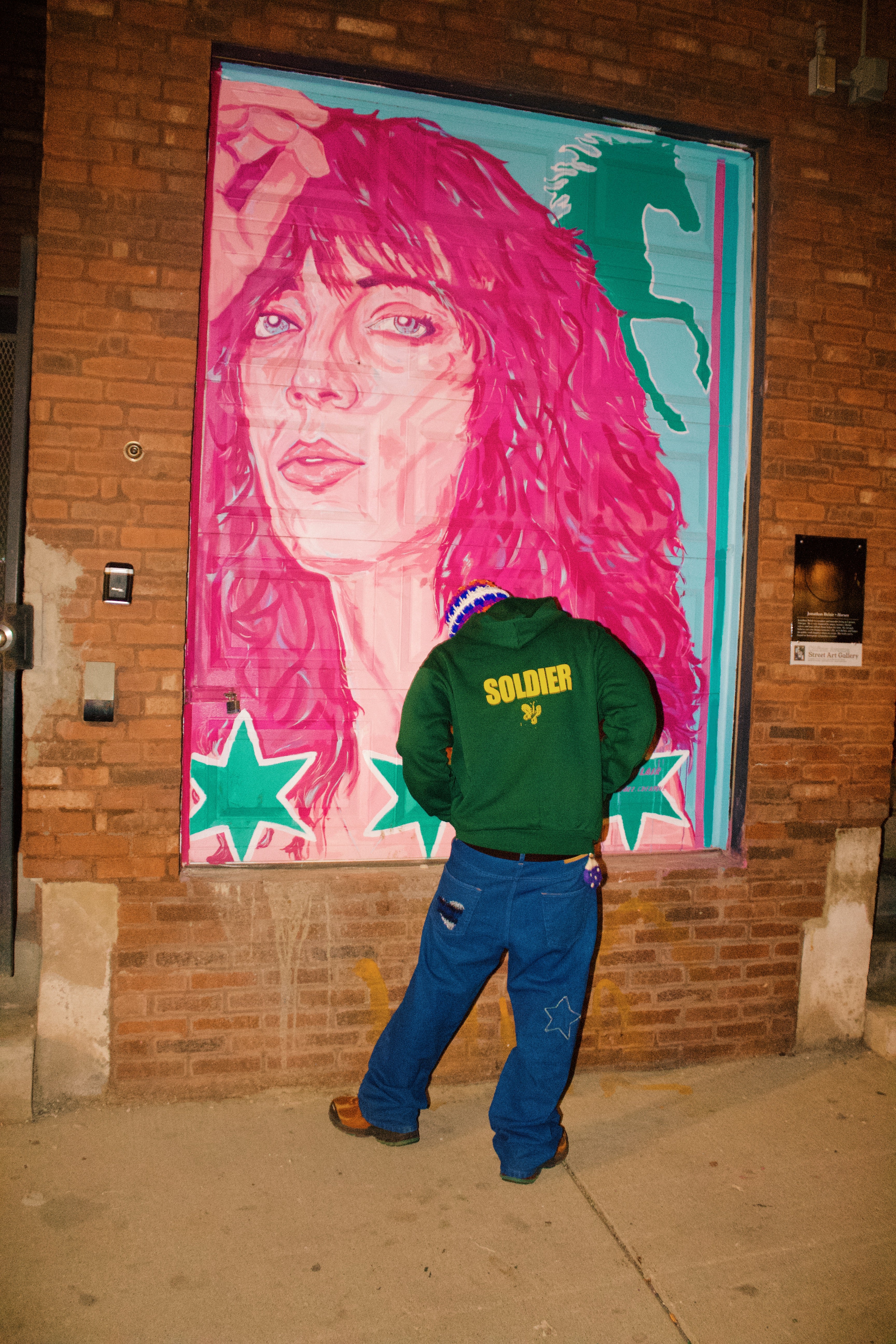 UPTOWN SOLDIER. THE HOODIE. (GREEN)