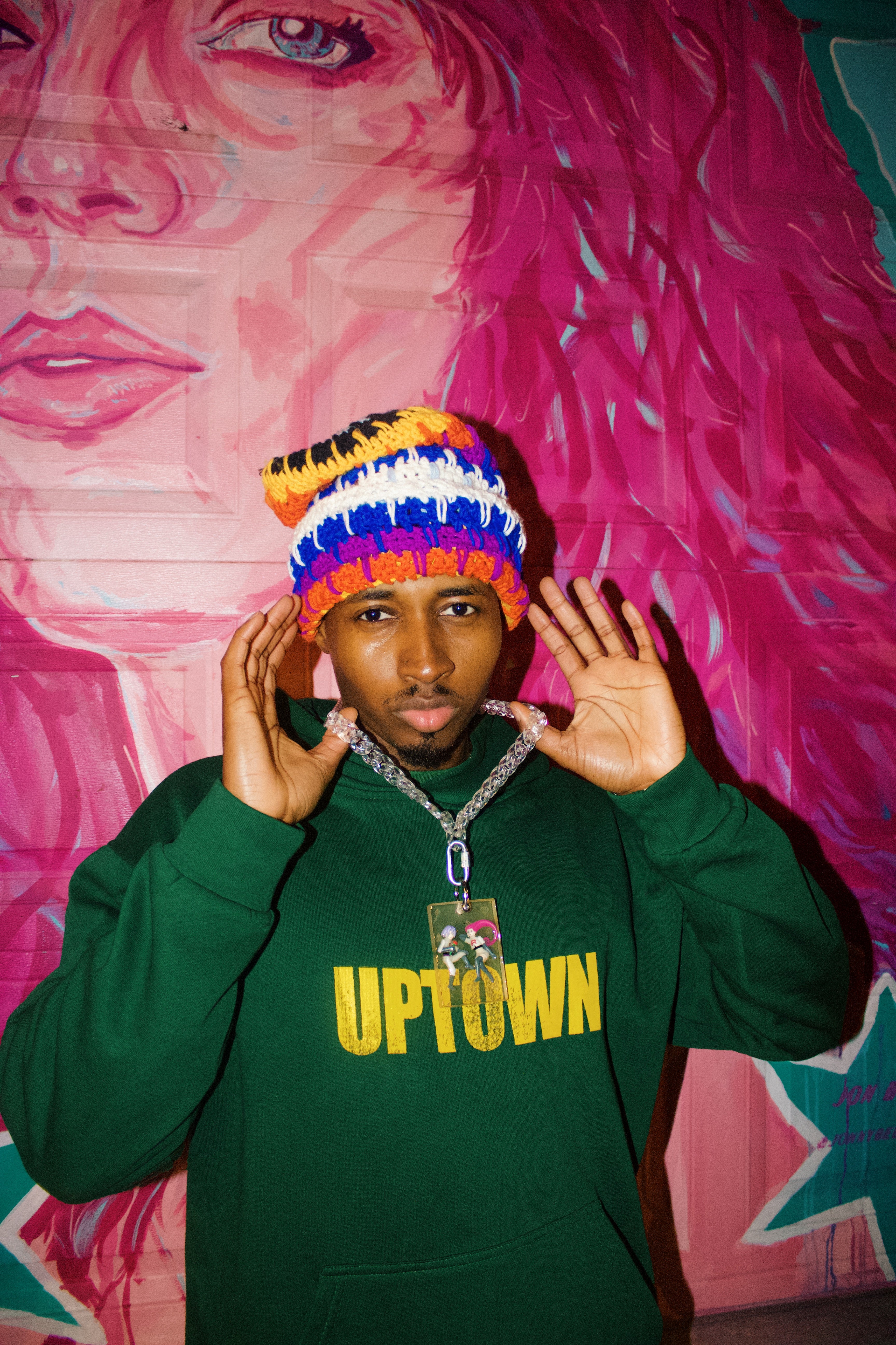 UPTOWN SOLDIER. THE HOODIE. (GREEN)