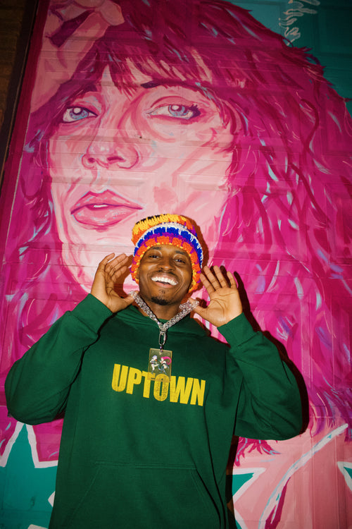 UPTOWN SOLDIER. THE HOODIE. (GREEN)